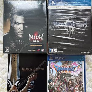 ps4킹덤하츠3디럭스/드퀘xl인왕컨플일본한정판팝니다