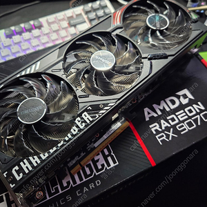ASRock 라데온 RX 9070 Challenger D6 16GB 대원씨티에스