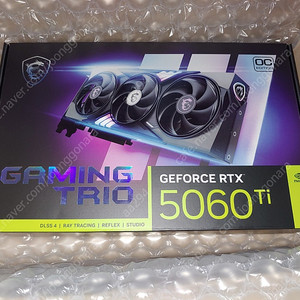 미개봉 MSI RTX 5060 TI 게이밍 트리오 16GB D7 팝니다