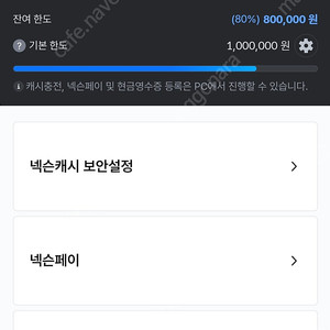 충전된넥슨캐시팝니다