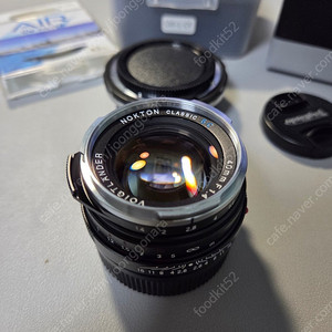 보이그랜더 녹턴 클래식 Nokton Classic 40mm f1.4 S.C + M to L 헬리코이드 어댑터