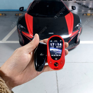 맥라렌 720s 스파이더 클래식 자동차키를 최신형 LCD 액정 디지털키로 업그레이드 전환 제작 스마트하고 편리한 근접도어, 원격 차량제어 기능 활성화 추가 작업