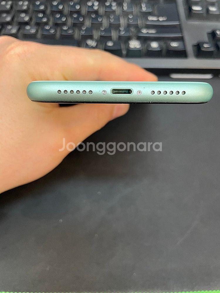 아이폰11 그린 64GB 배터리89% 상태좋은 중고24...--5