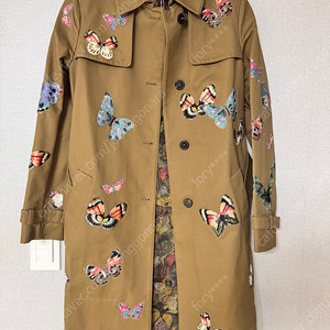 Valentino 발렌티노 버터플라이 트렌치코트 38 새상품