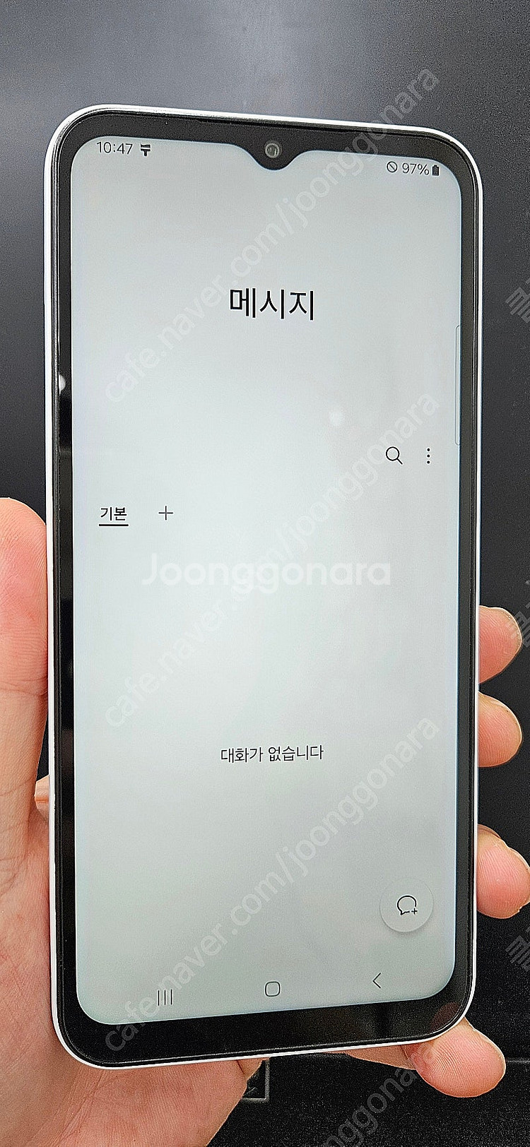 갤럭시점프3 M446 128G 상태굿 화이트 12만 인...--1