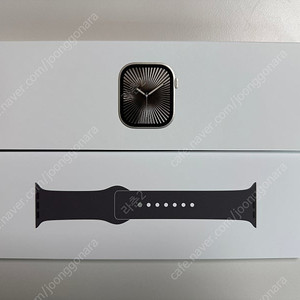 애플워치10 티타늄 46mm 내추럴 + 정품스트랩