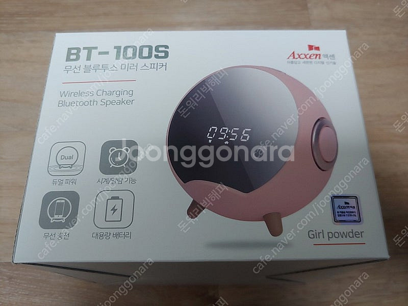액센 BT-100S 무선 블루투스 미러 스피커 미개봉 ...--0