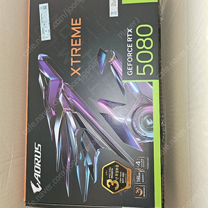 GIGABYTE AORUS RTX 5080 WATERFORCE 팝니다 기가바이트 어로스 워터포스 팝니다