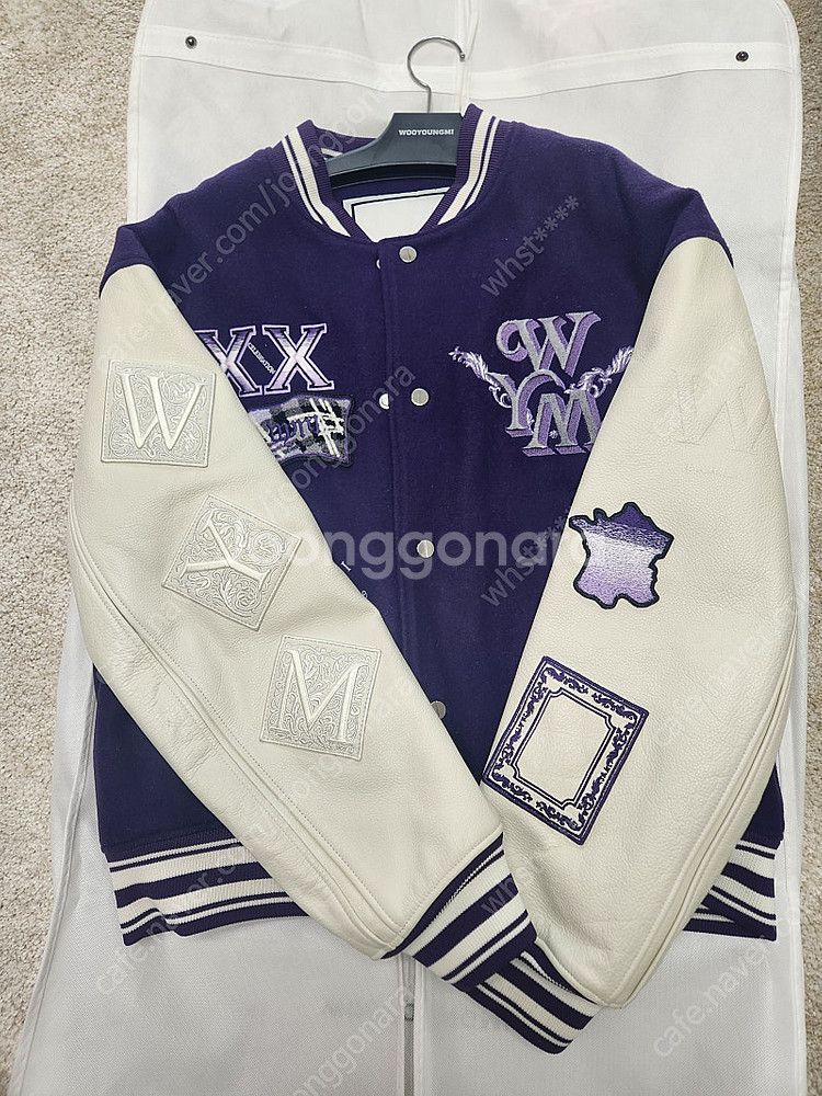 우영미 23fw 10주년 바시티 퍼플 50--0