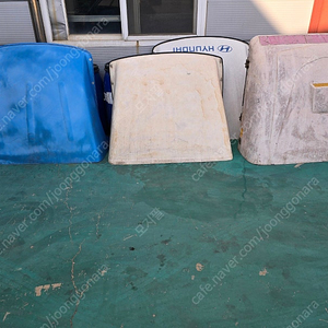 1톤 탑차 바람막이 팝니다. 택배차용 스포일러