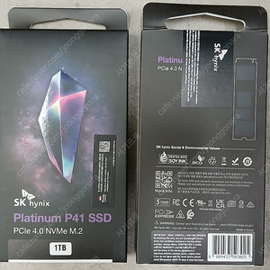 SK하이닉스 Platinum P41 M.2 NVMe(1TB)_병행수입 미개봉 새제품_13만