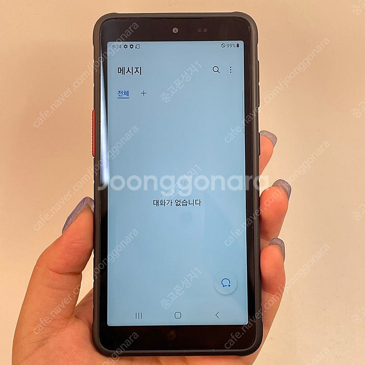 96568(울산중고폰) 갤럭시X커버5 블랙 64GB 판...--2