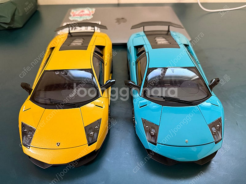 1:18 오토아트 람보르기니 무르시엘라고 sv 터콰이즈...--2