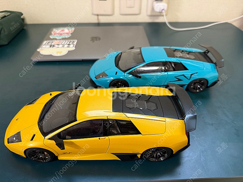 1:18 오토아트 람보르기니 무르시엘라고 sv 터콰이즈...--3