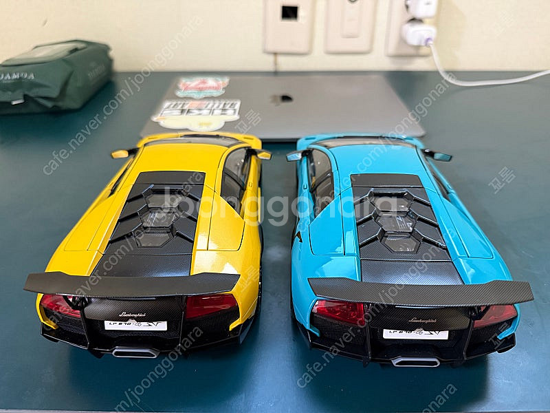 1:18 오토아트 람보르기니 무르시엘라고 sv 터콰이즈...--4