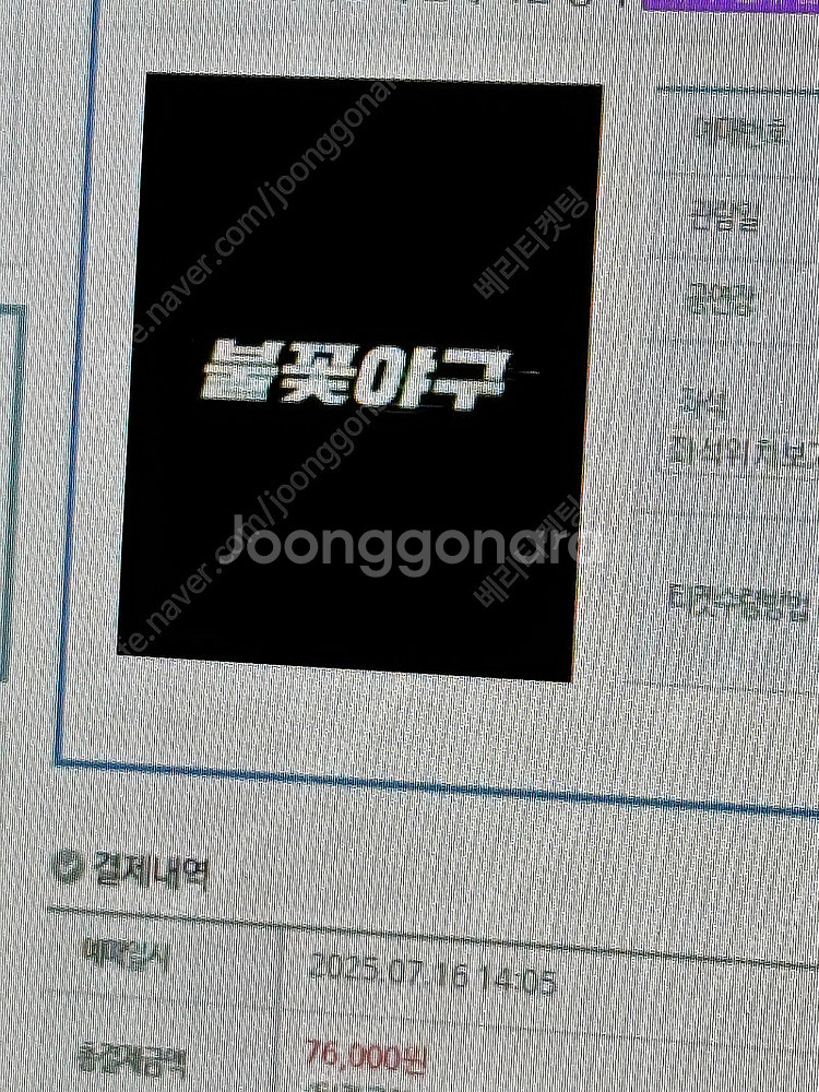 불꽃야구 4번째직관 1,3루 여러장--0