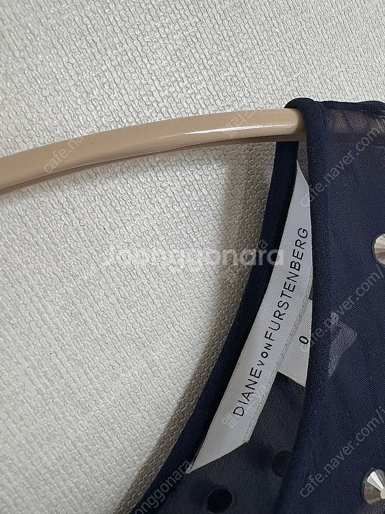 dvf 원피스 스터드 장식 원피스 다이앤본퍼스텐버그 택...--7