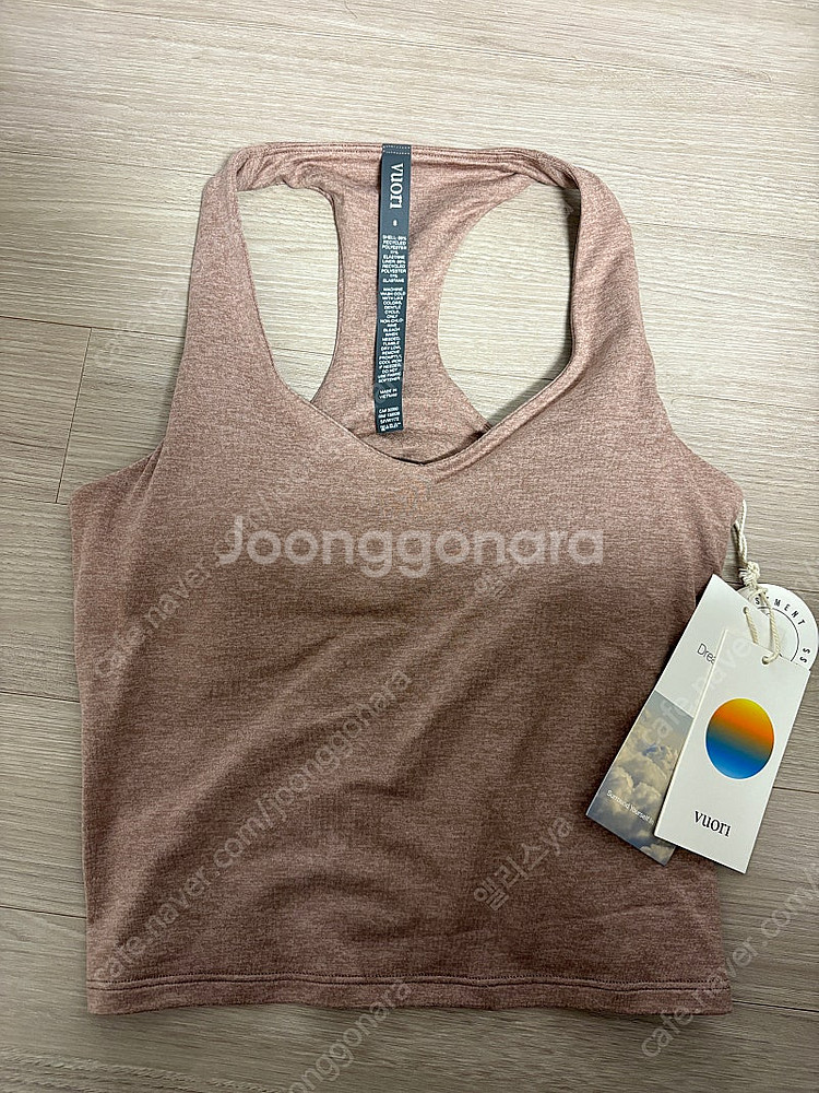 뷰오리 헤일로 퍼포먼스 크롭 탑 S 사이즈 자이온 로즈...--1