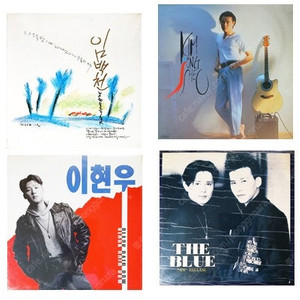 임백천,김종서등 가요 LP와 조지윈스톤의 피아노연주 LP 음반