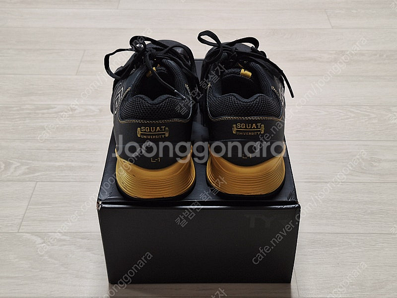 TYR L-1 티어 역도화 골드블랙 US 9.5 (27...--2