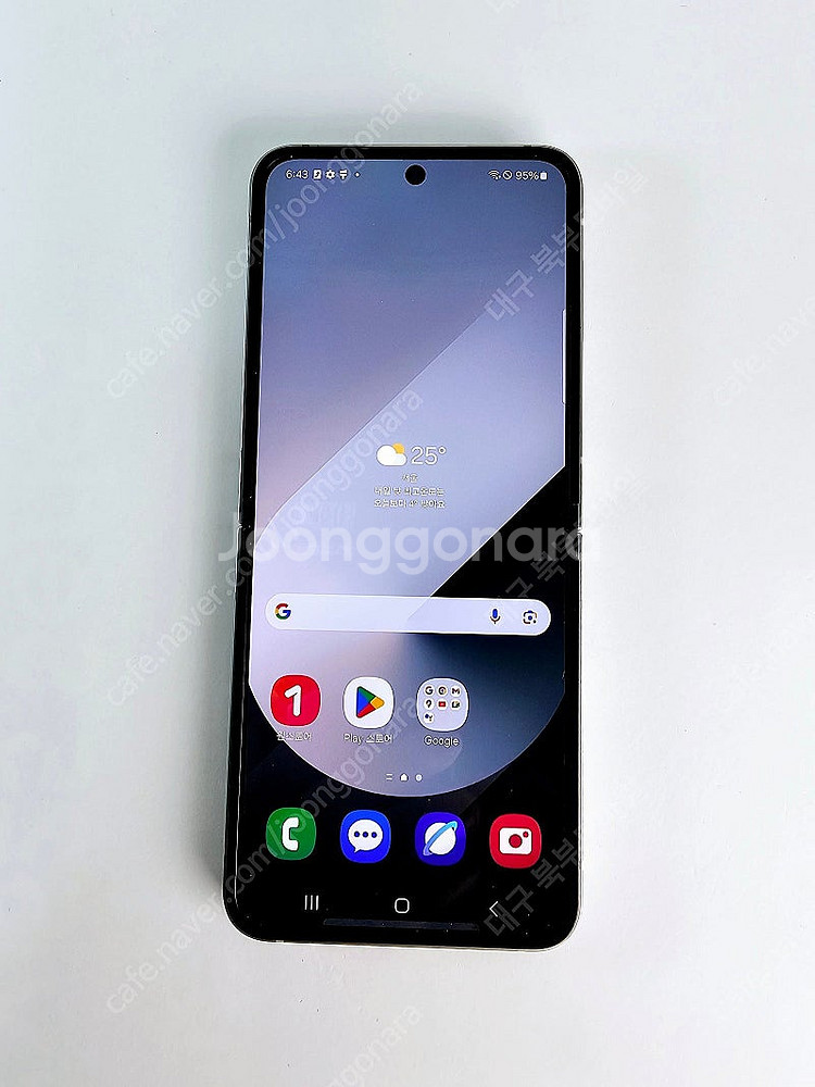 갤럭시 Z플립6 256GB 새상품급 실버쉐도우 공기계 중고폰 알뜰폰 북부모바일--0