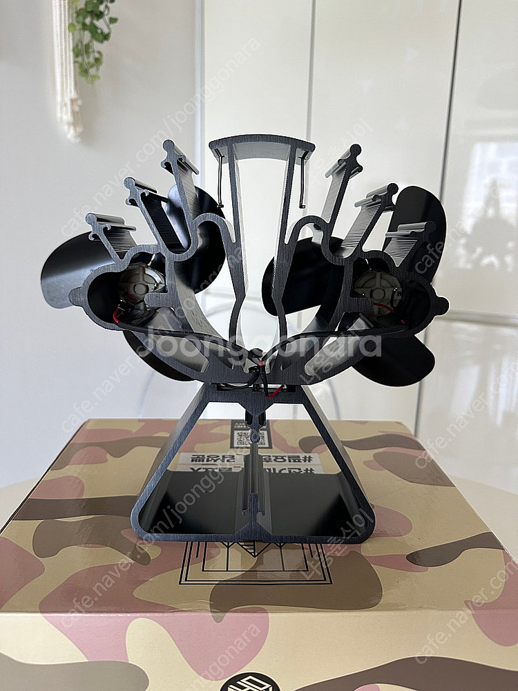 상태최상) 플랜포티 무동력 팬히터 더블--1