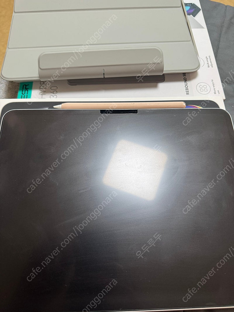 아이패드프로 m4 13인치 256 wifi 팬슬 프로 esr 케이스 이미지