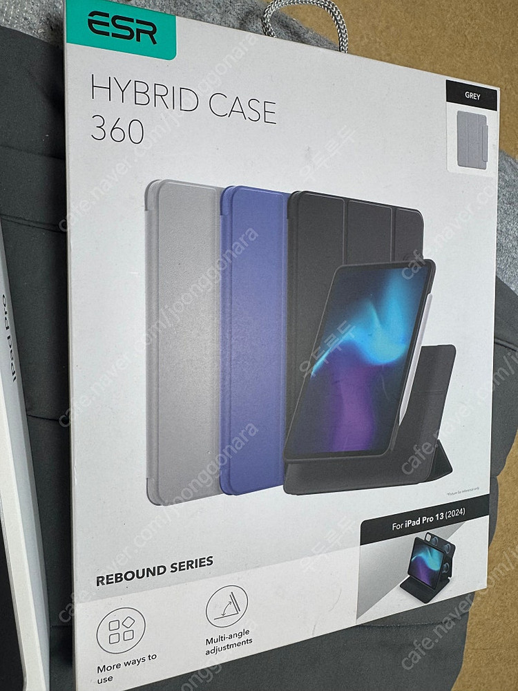 아이패드프로 m4 13인치 256 wifi 팬슬 프로 esr 케이스 이미지