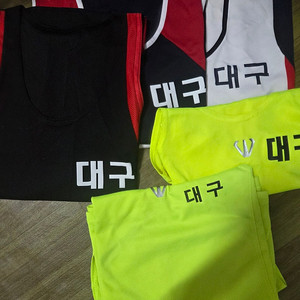 (중고) 대구지역 육상복,마라톤복 민소매 5장 일괄