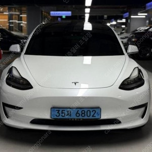 테슬라중고 1인신조 금연 중고차 테슬라 모델 3 EV RWD