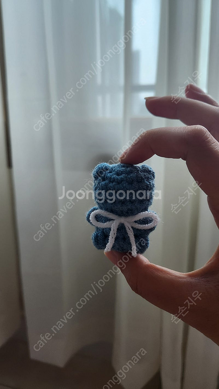 곰인형 미니 우정 키링--3