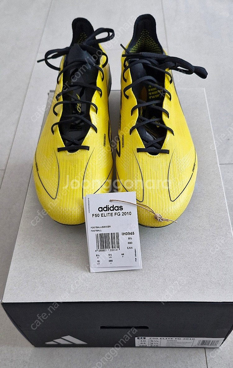 아디다스 F50엘리트 FG 2010 (노검 한정판) 새...--0