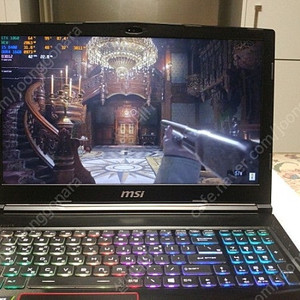 [판매]MSI GE63 8SF 고성능 게이밍 노트북/램32G,RTX2070