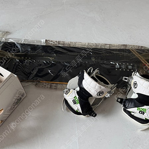 스노우보드 막데크 152 + 바인딩 일괄 판매