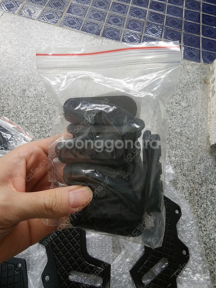 nmax 발판 범퍼 가드 일체형 블랙 색상 팔아요 21년-24년용--6