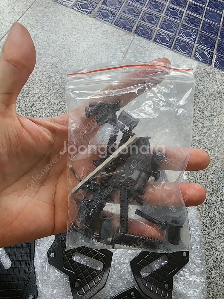 nmax 발판 범퍼 가드 일체형 블랙 색상 팔아요 21년-24년용--7