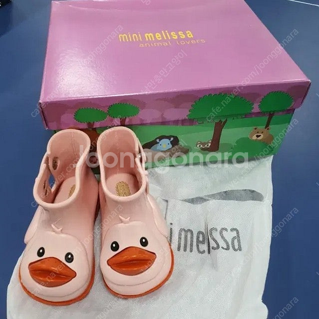 미니멜리사 오리 젤리슈즈 장화 레인부츠(새상품) USA...--1