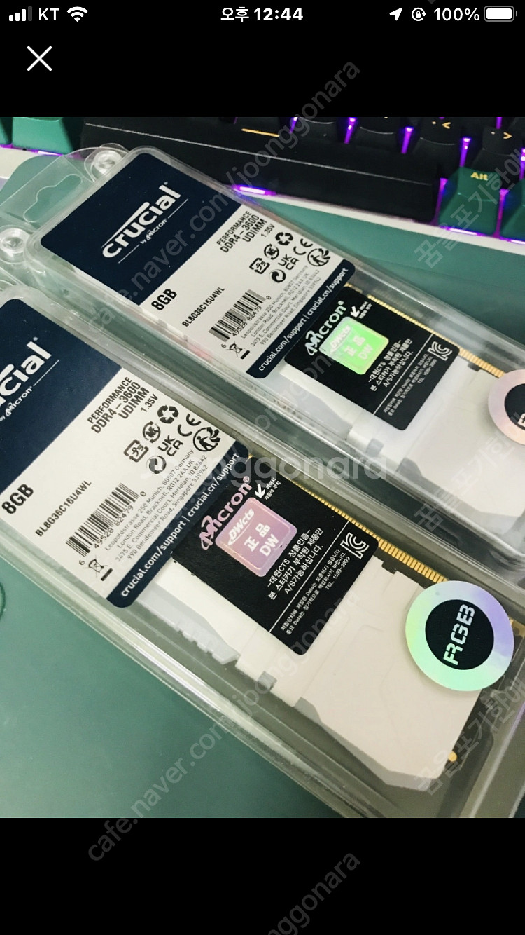 [DDR4][택포] [고수율 렘] white rgb 발...--0
