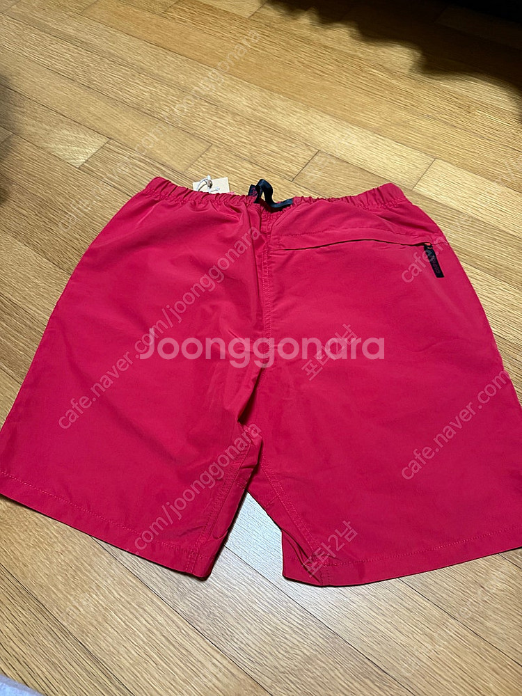 아시아M 그라미치 쉘 패커블 레드 쇼츠--1