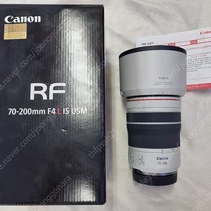 캐논 RF70-200mm F4 L IS USM 알형아