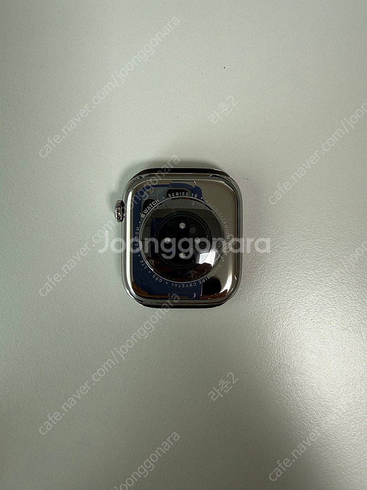애플워치10 티타늄 46mm 내추럴 정품스트랩--4