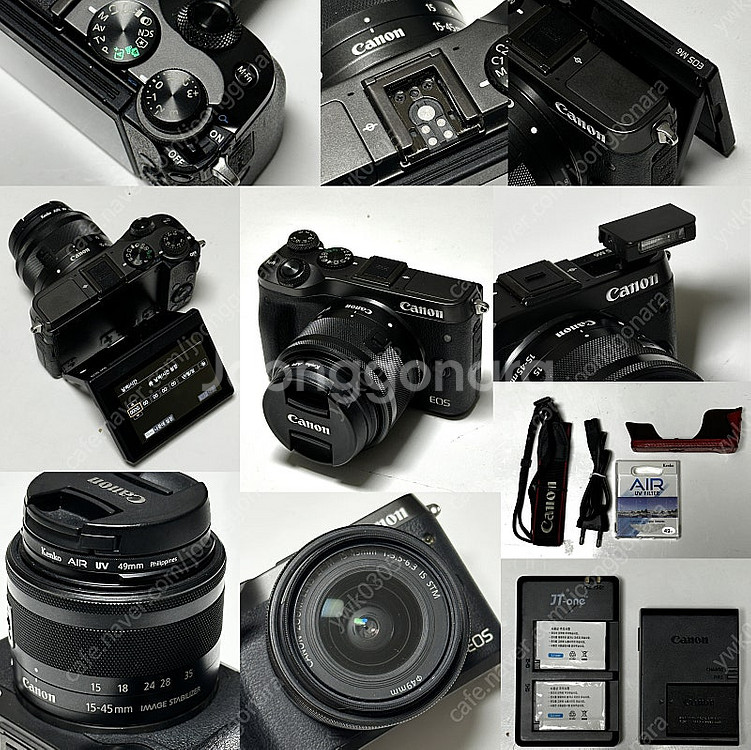 캐논 EOS M6 미러리스 카메라 판매합니다.--3