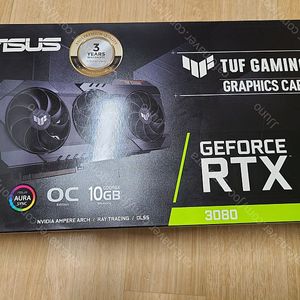 [대전][판매] ASUS TUF Gaming 지포스 RTX 3080 O10G OC D6X 10GB