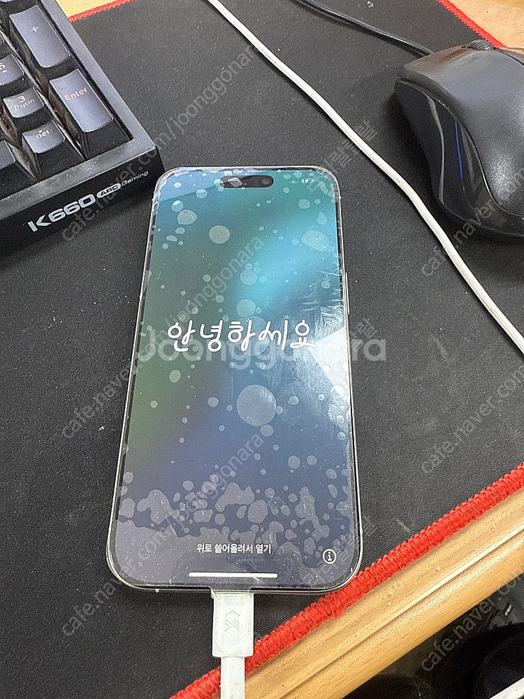아이폰16프로 내추럴티타늄 128기가--1
