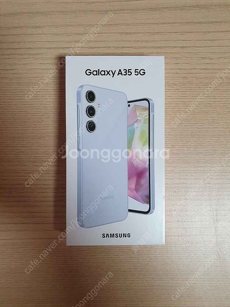 [미개봉 자급제] 갤럭시A35 128gb 어썸 아이스블...--0