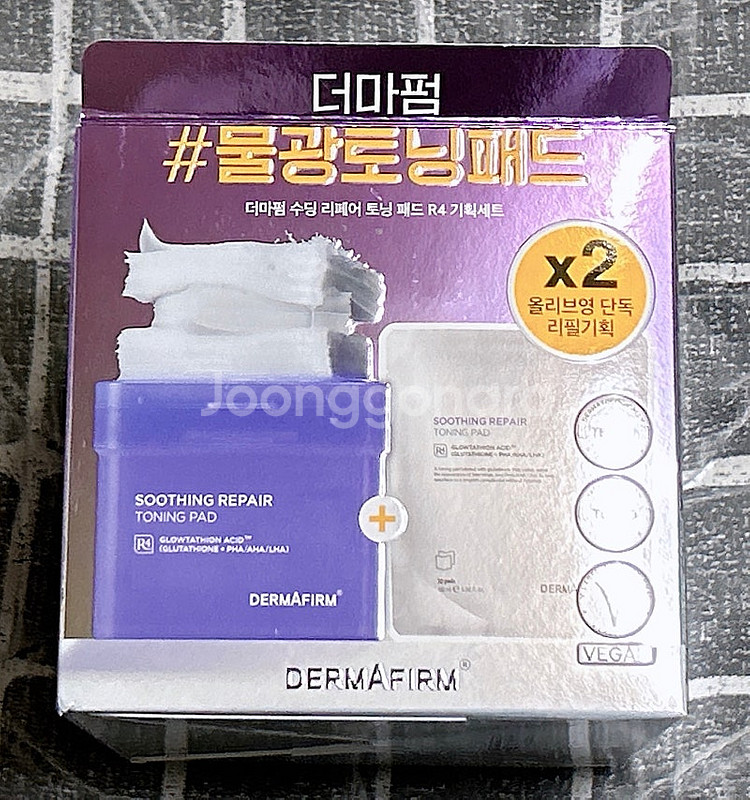 물광 토너패드 더마펌 수딩 리페어 토닝 패드 R4 기획...--0