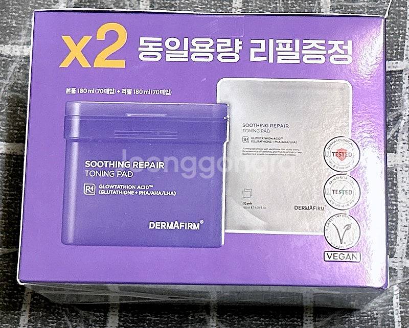 물광 토너패드 더마펌 수딩 리페어 토닝 패드 R4 기획...--1