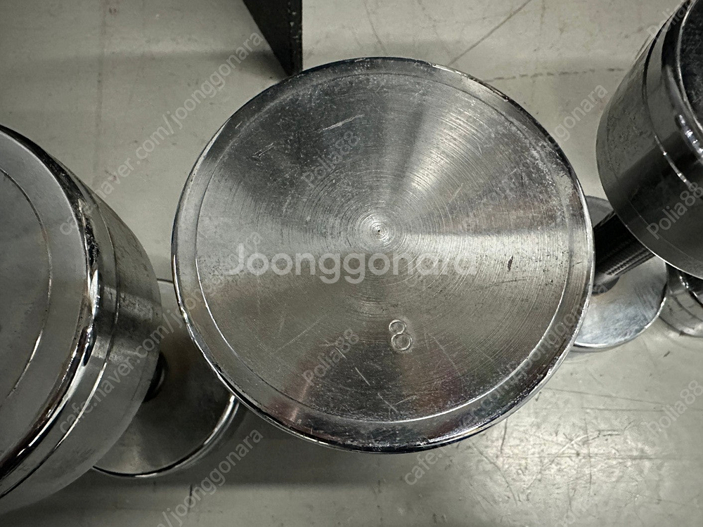 크롬 도금 덤벨 아령 | 6kg 8kg | 키로당 15...--1