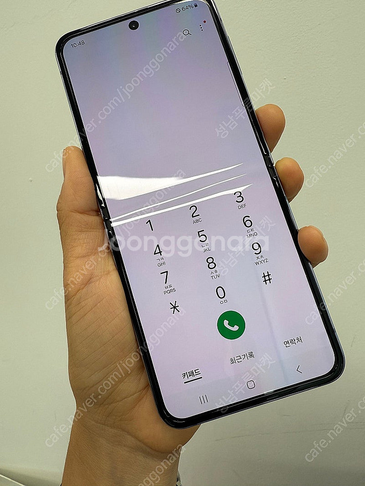 F721 갤럭시 Z플립4 블루 256기가 21만 판매합...--1