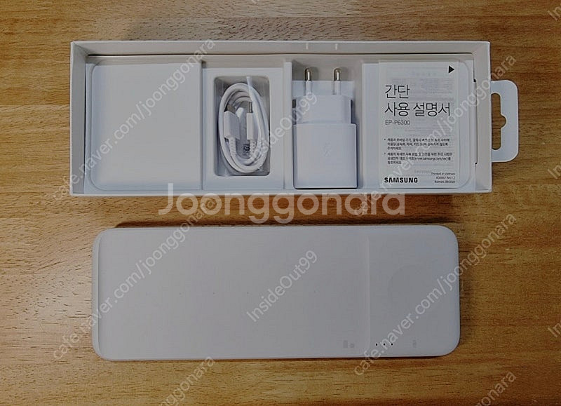 삼성 무선충전패드 트리오 EP-P6300 화이트 - 미...--2
